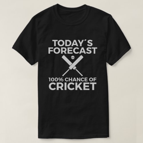 Cricket Bat Cricket Ball Indian Flag India T_Shirt