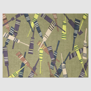 Cricket Bat Pattern Gift Wrapping Tissue Paper