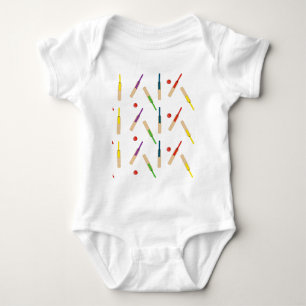 Cricket bats/ balls Vest Baby Bodysuit