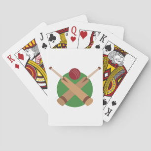 Cricket Bats Poker Cards
