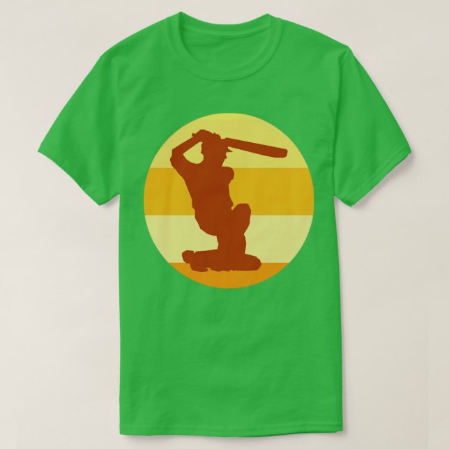 Cricket Batsman Design for Cricket Batsmen  T-Shirt (Design Front)