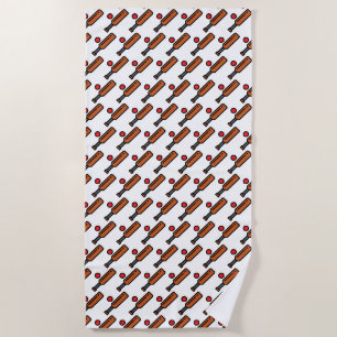 cricket beach towel