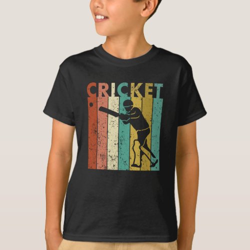 Cricket Bowler Bat Cricketer Gift T_Shirt