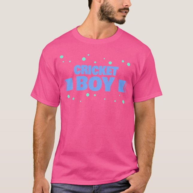 Cricket Boy Cricket Player T-Shirt (Front)