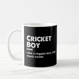 Cricket Boy Funny Definition Cricket Lover Coffee Mug