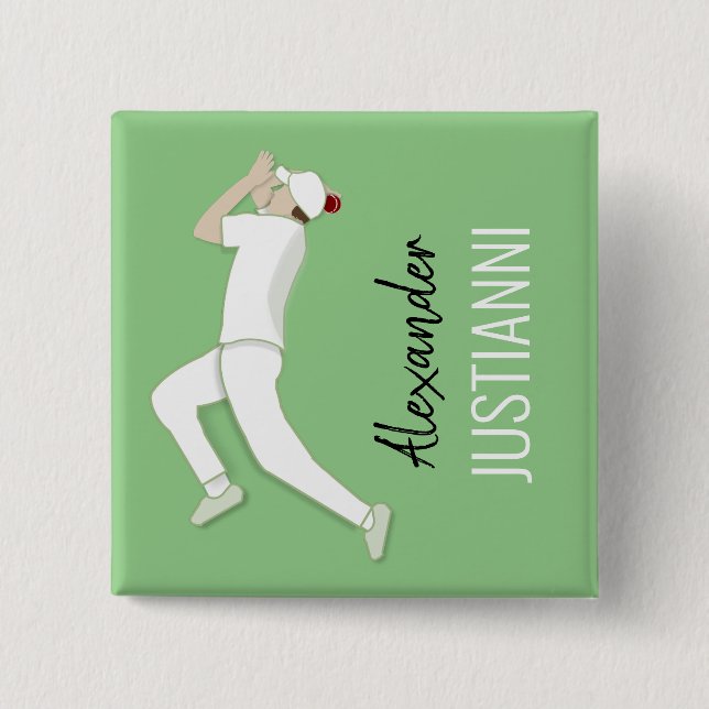 Cricket Button (Front)