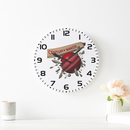 Cricket Century Maker Large Clock
