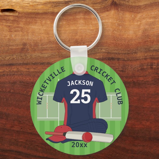Cricket club Team awards v7 Keychain (Front)