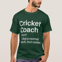 Cricket Coach Funny Definition Cricket Coach Gift