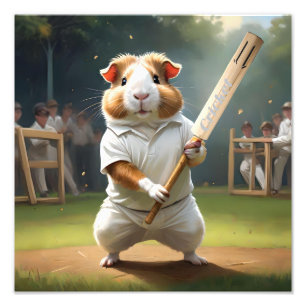 Cricket Craze: The Guinea Pigs Big Match Photo Print