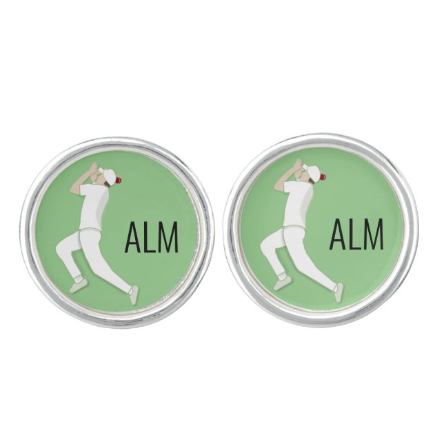 Cricket Cufflinks (Front)