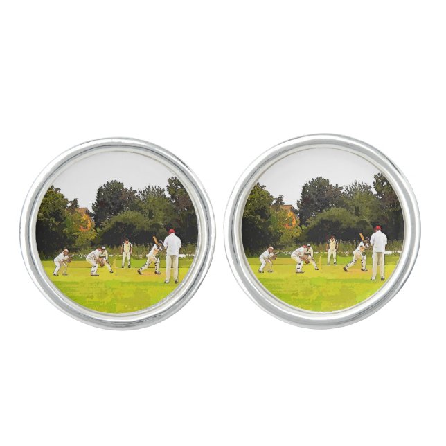 CRICKET CUFFLINKS (Front)