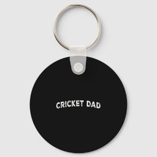 Cricket Dad Keychain