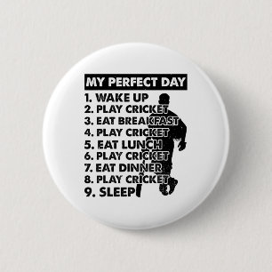 Cricket Day Plan Cricket Player Button