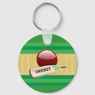 Cricket Design Keychain