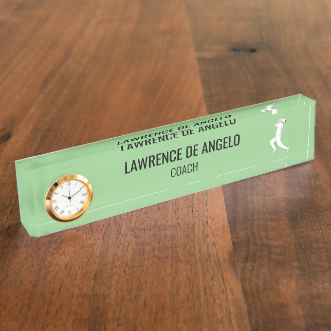 Cricket Desk Name Plate (Side)