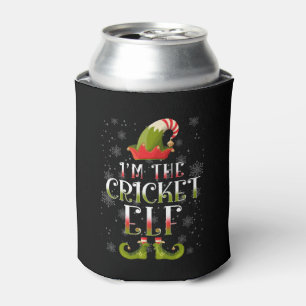 Cricket Elf Christmas Can Cooler
