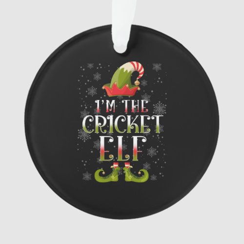 Cricket Elf Christmas Ornament