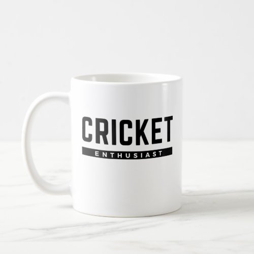 Cricket Enthusiast Coffee Mug