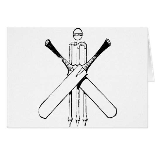 CRICKET EQUIPMENT CARDS (Front Horizontal)
