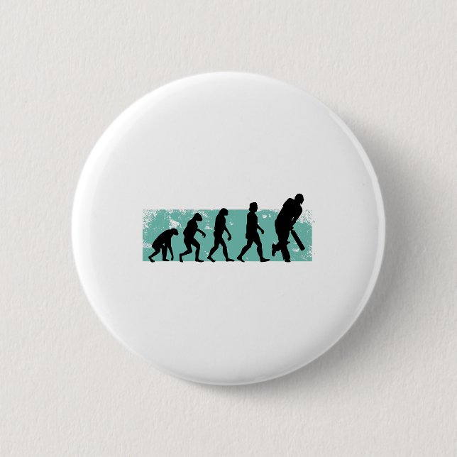 Cricket Evolution Cricket  Button (Front)