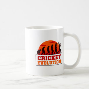 Cricket Evolutionn Funny Sport Fan Cricketer Novel Coffee Mug