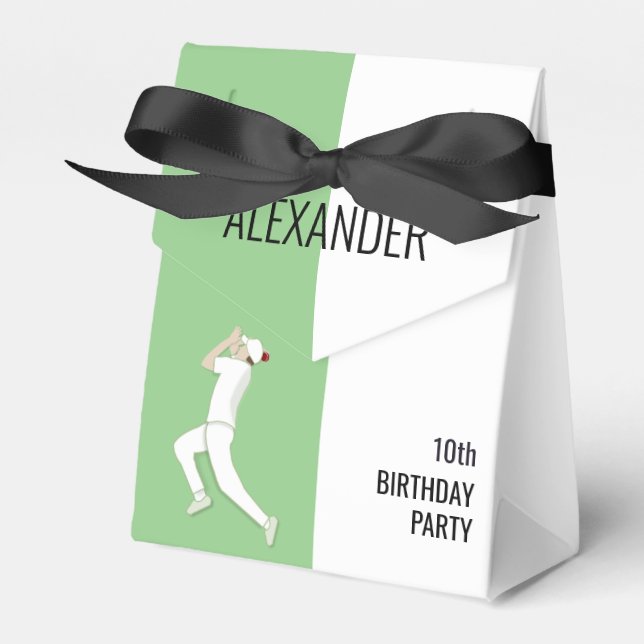 Cricket Favor Boxes (Front Side)
