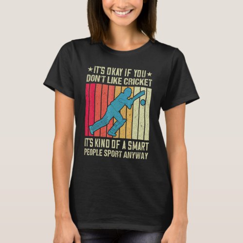 Cricket Game Cricketer Players For Cricket Fan 1 T-Shirt