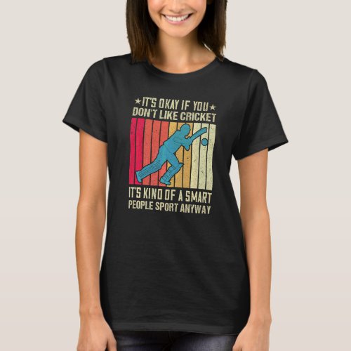 Cricket Game Cricketer Players For Cricket Fan 1 T-Shirt