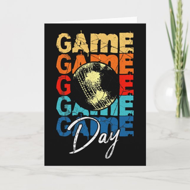 Cricket Game Day Cricket Mom Dad Sister Boys Girl  Card (Front)