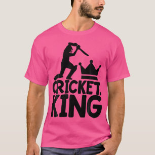 Cricket Game For Men Cricket King T-Shirt