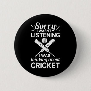 Cricket Game Player Ll T Coach Cricketer Button