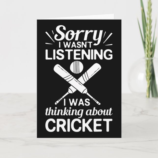 Cricket Game Player Ll T Coach Cricketer  Card (Front)