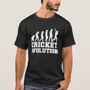 Cricket Graphic Cool Boys Men Crickets Player Spor T-Shirt