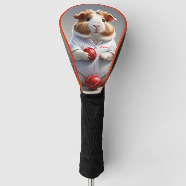 Cricket Guinea Pig, Golf Head Cover (Front)