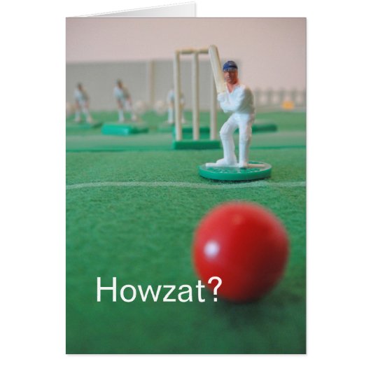 Cricket 'Howzat?' Cards (Front)