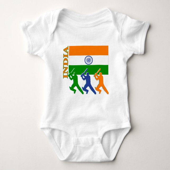 Cricket India Baby Bodysuit (Front)