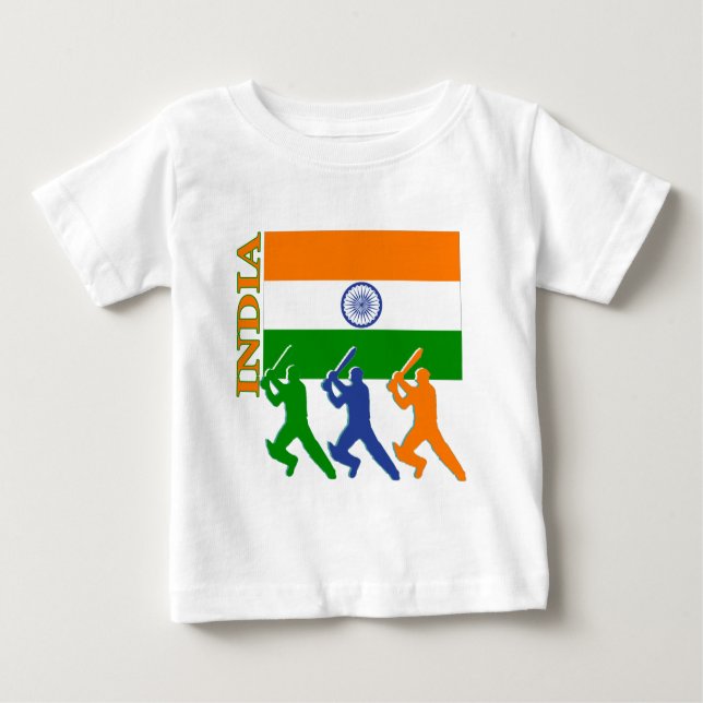 Cricket India Baby T-Shirt (Front)