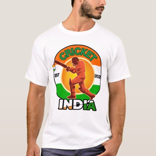 Cricket India T_Shirt