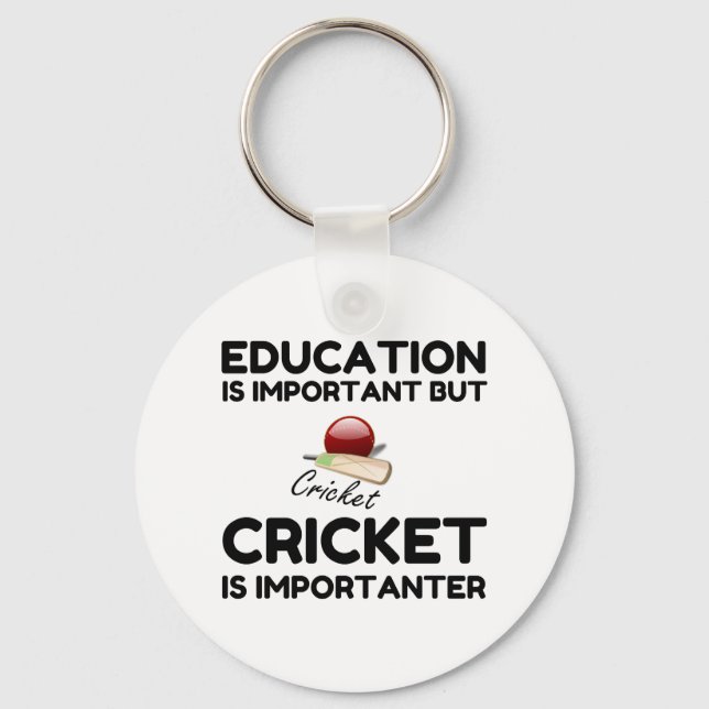 CRICKET IS IMPORTANTER KEYCHAIN (Front)