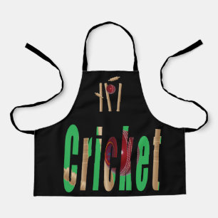 Cricket Is The Word, Kids Full Print Apron