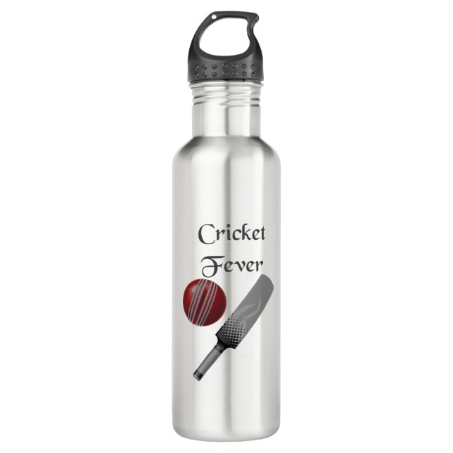 Cricket Items Stainless Steel Water Bottle (Front)