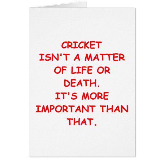 cricket joke (Front)