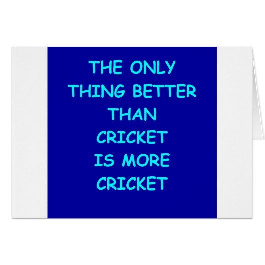 cricket joke cards (Front Horizontal)