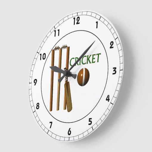 Cricket Large Clock Zazzle