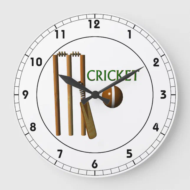 Cricket Large Clock Zazzle