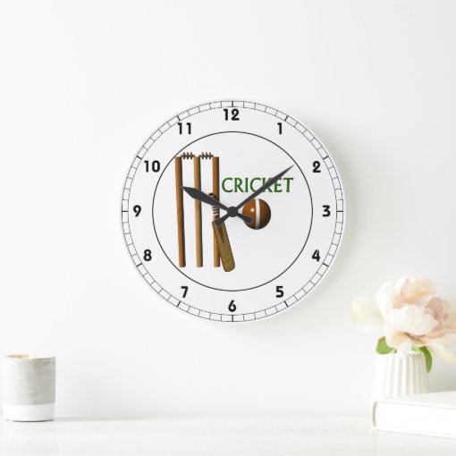 Cricket Large Clock Zazzle