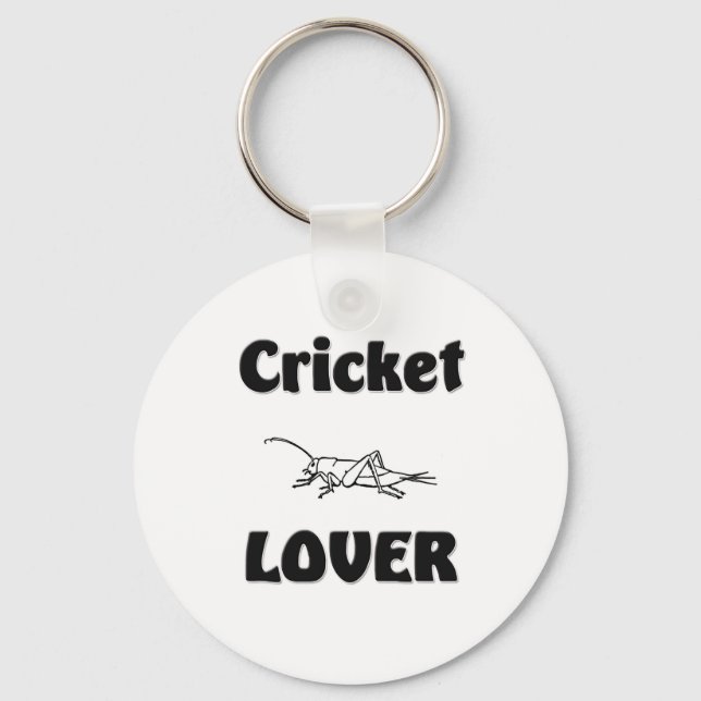 Cricket Lover Keychain (Front)