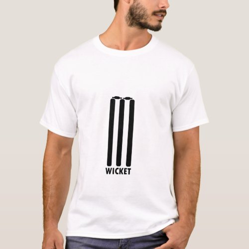 cricket lover wicket  T_Shirt