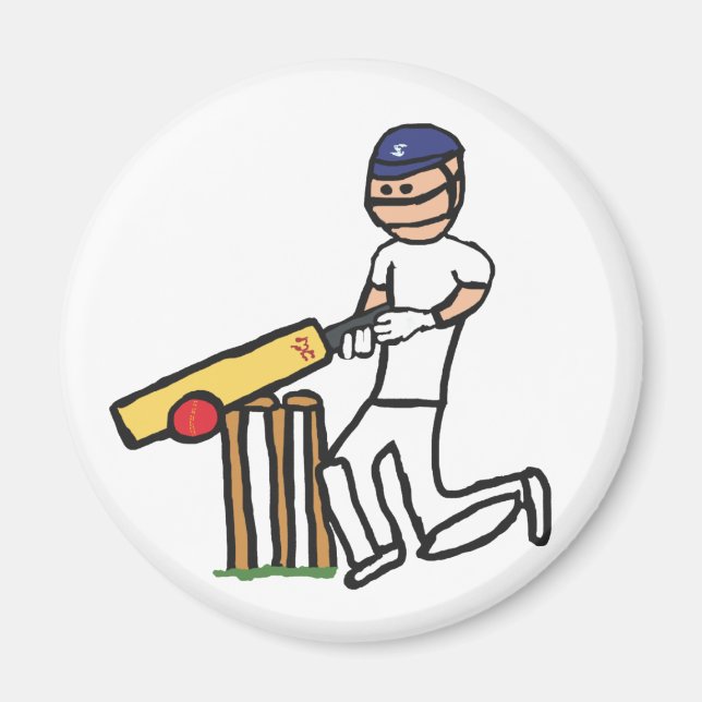Cricket Magnet (Front)